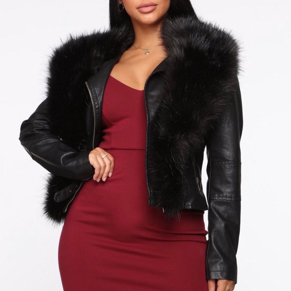 Sexy leather jacket